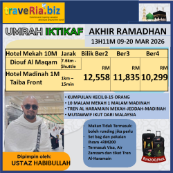 Umrah Iktikaf Akhir Ramadhan 2026 13H11M